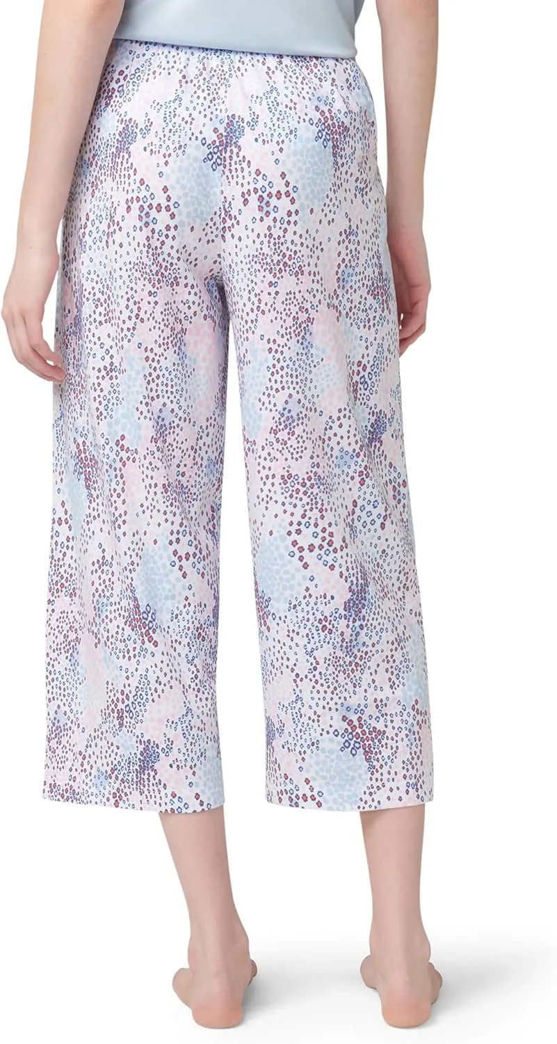 HUE Women's Spring Pajama Separates Soft Whimsical Print Flowers, Animals, Garden Themed Pjs, Cocktails