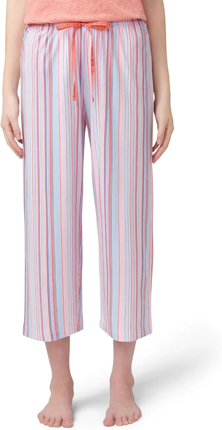 HUE Women's Spring Pajama Separates Soft Whimsical Print Flowers, Animals, Garden Themed Pjs, Cocktails