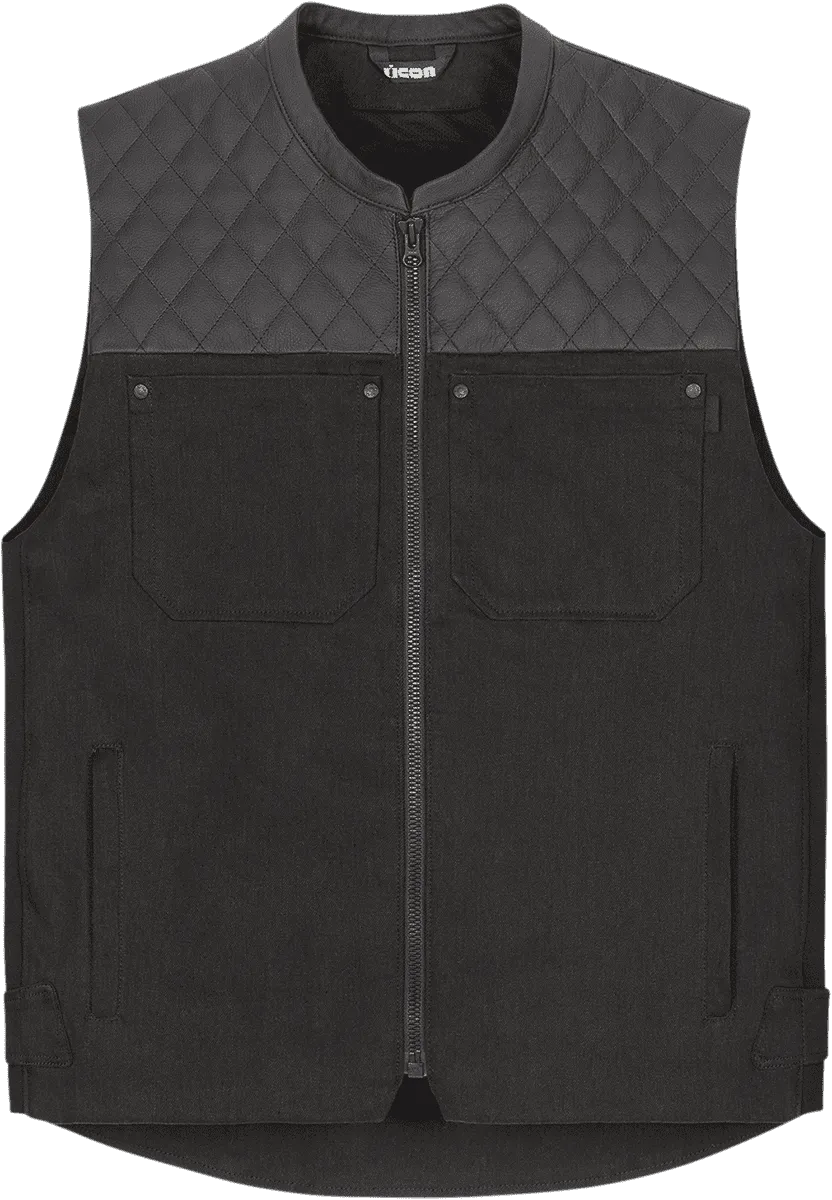Icon Chamonix Denim Motorcycle Vest