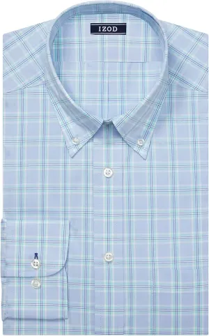 IZOD Men's Fit Dress Shirts Stretch Solid (Big and Tall)