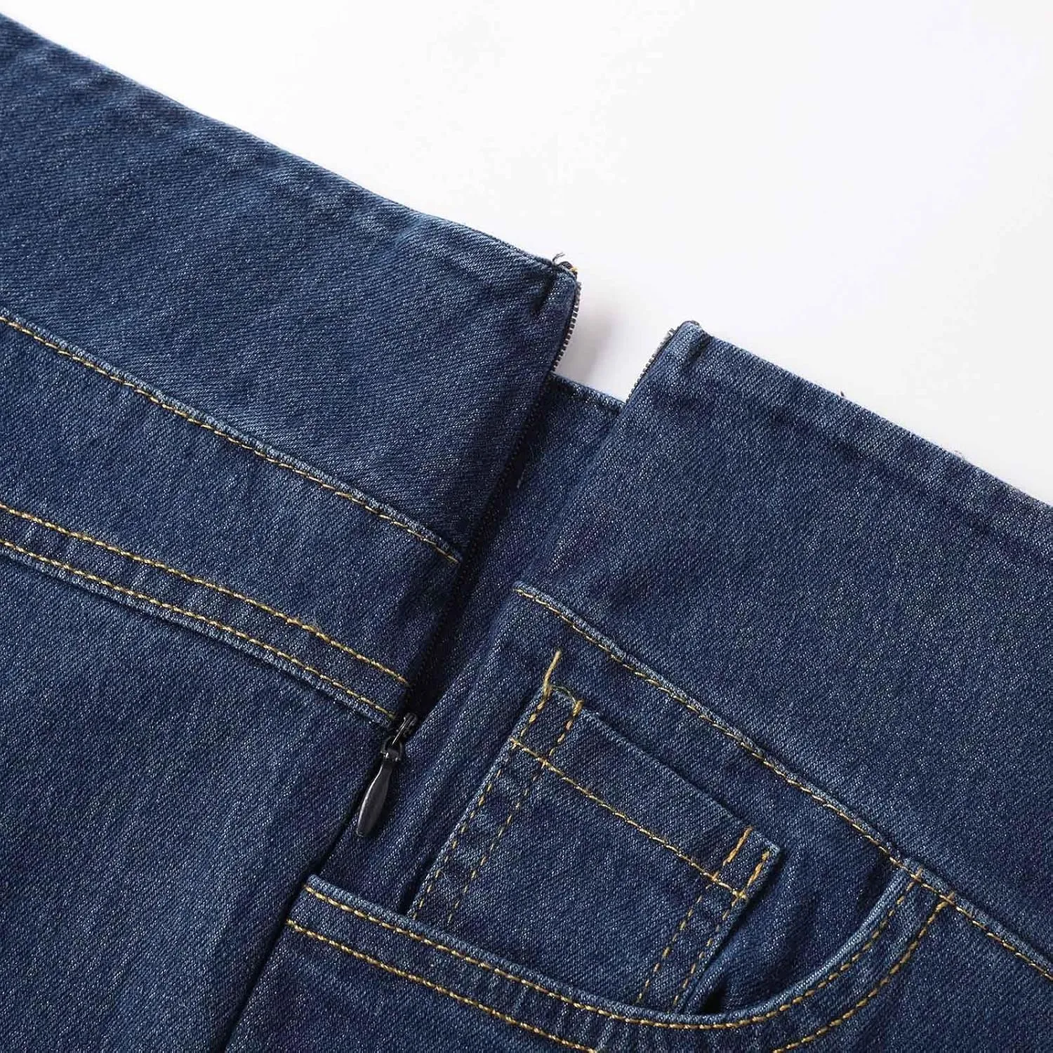 Jeans for Women 2025 New Pull On Wide Leg High Waist Stretchy Denim Pants Straight Tummy Control Loose Baggy Trendy Trousers