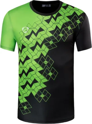 jeansian Boy's Quick Dry Fit Sport Short Sleeve Breathable T-Shirt Tee Shirt Tshirt Tops Tennis Golf Bowling LBS701