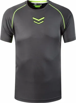jeansian Men's Slim Fit Sport Breathable Quick Dry Short Sleeve T-Shirts Tee Tshirt Running Tennis Bowling LSL146