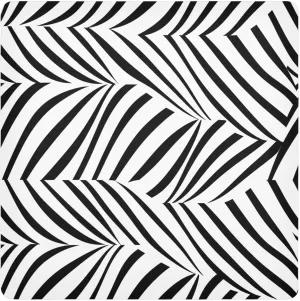 JIPONI Zebra Print Lines Makeup Bag, Self-Adhesive Magic Wrap Cloth, Portable Cosmetic Organizer, Camera Lens Protector, Travel Storage for Beauty Essentials, 21.7'x21.7'