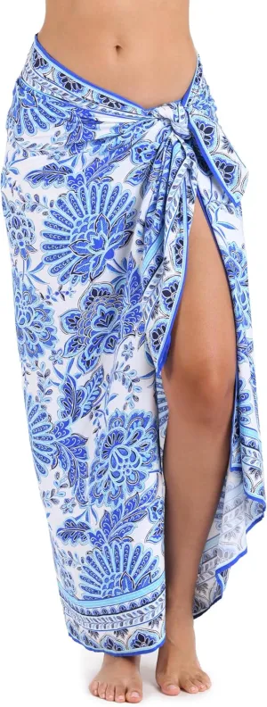 La Blanca Women's Standard Pareo Wrap Swimsuit Cover Up