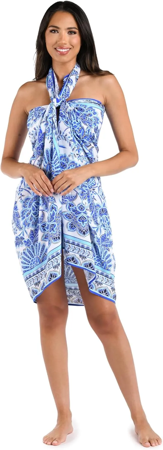La Blanca Women's Standard Pareo Wrap Swimsuit Cover Up