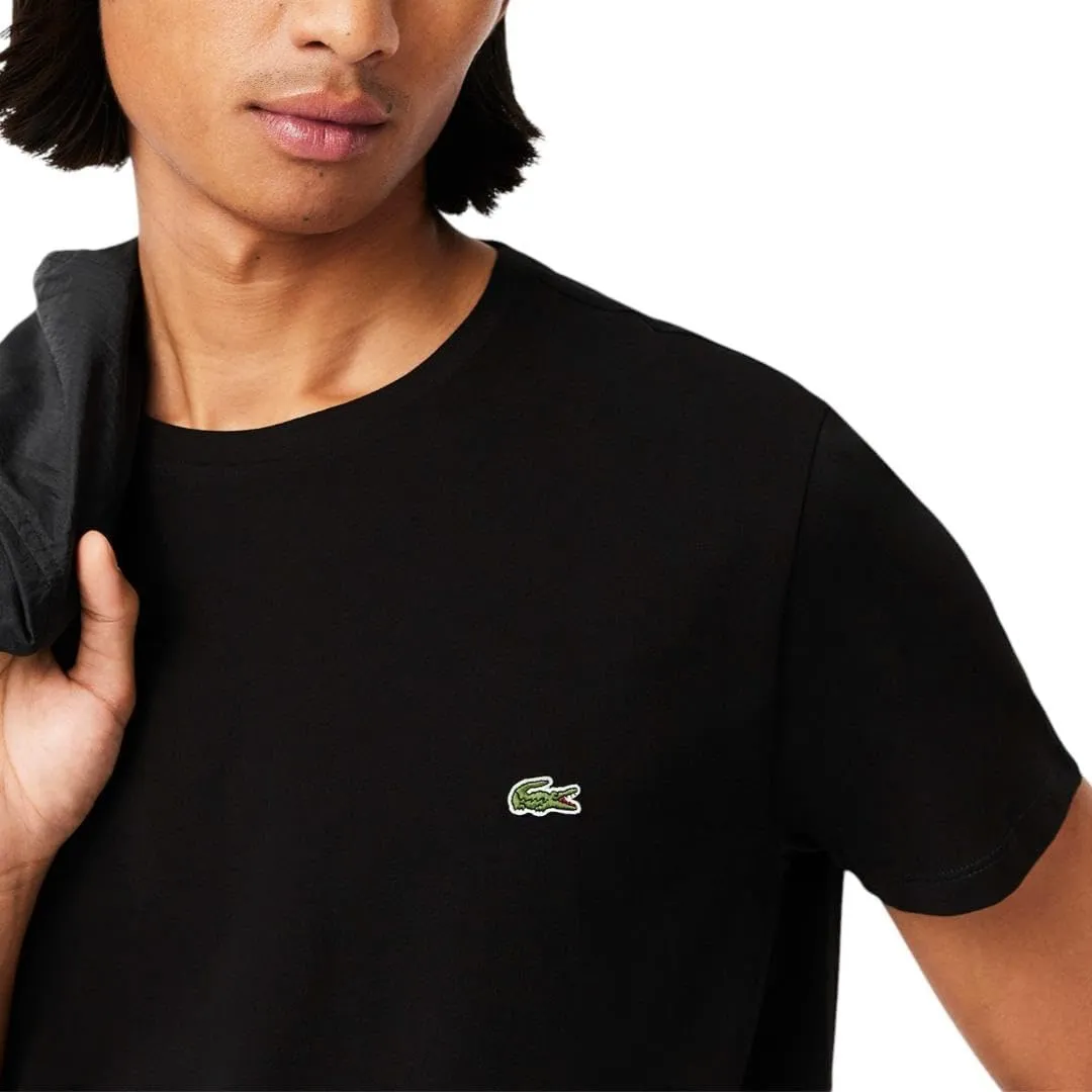 Lacoste Men's Short Sleeve Pima Jersey Crew Neck Tee