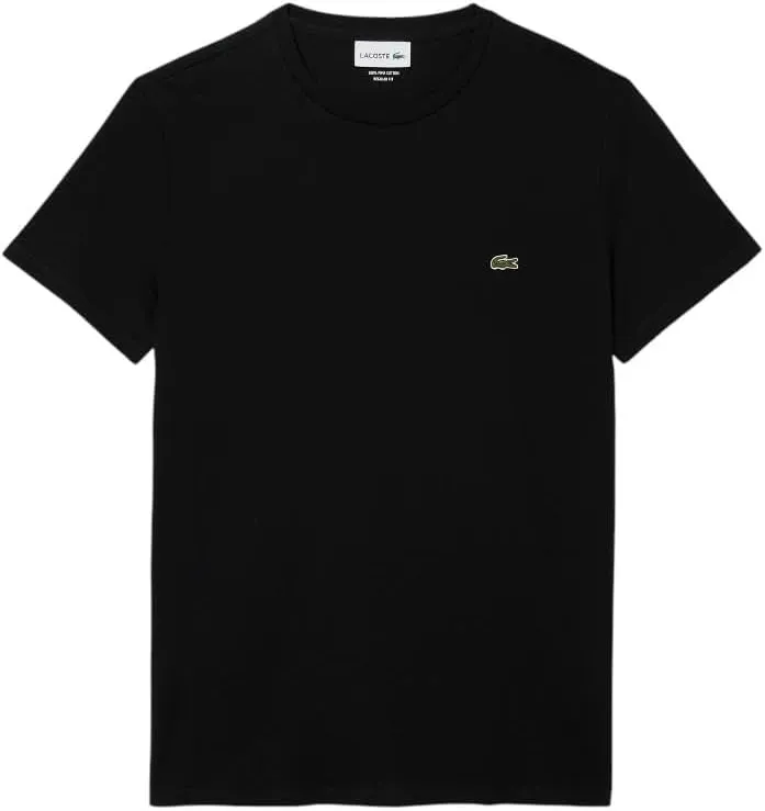 Lacoste Men's Short Sleeve Pima Jersey Crew Neck Tee