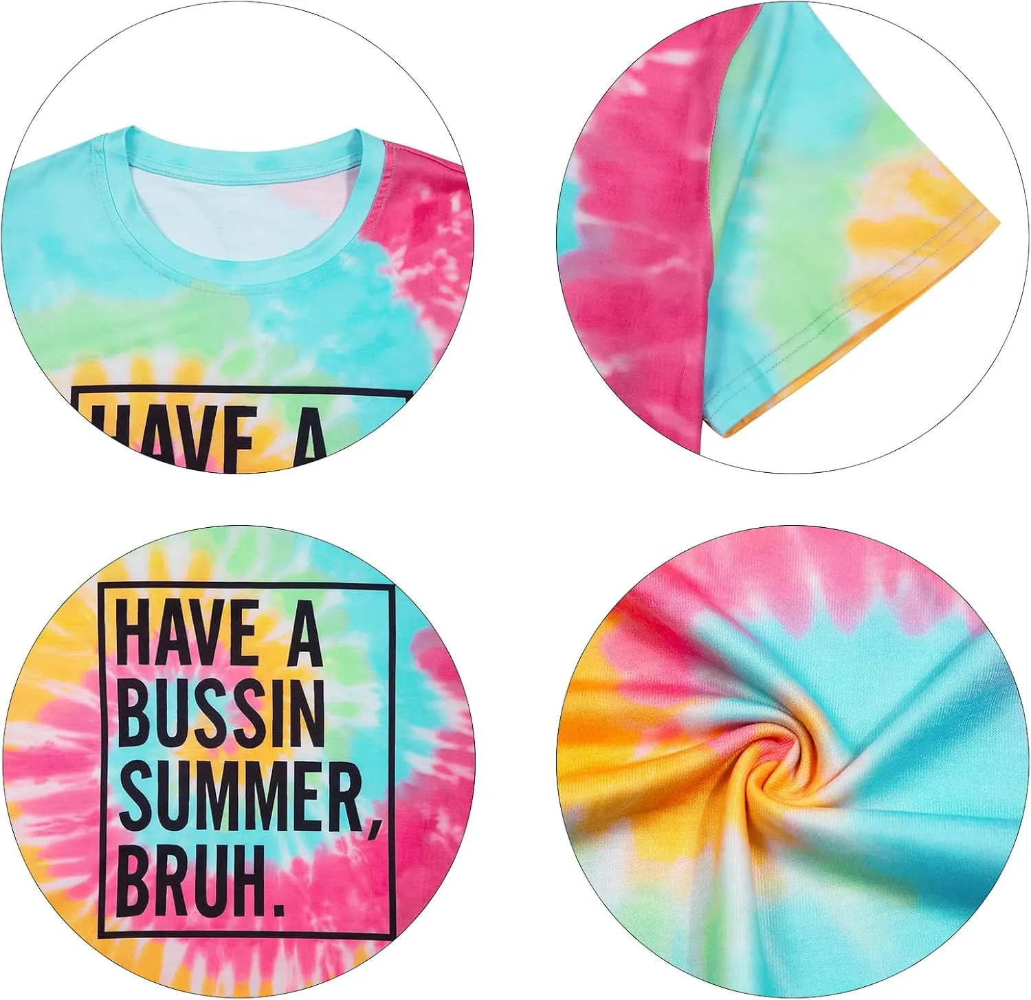 Last Day of School Shirt Women Have A Bussin Summer Bruh T- Shirt Teacher Life Tops School Is Out for Summer Clothes