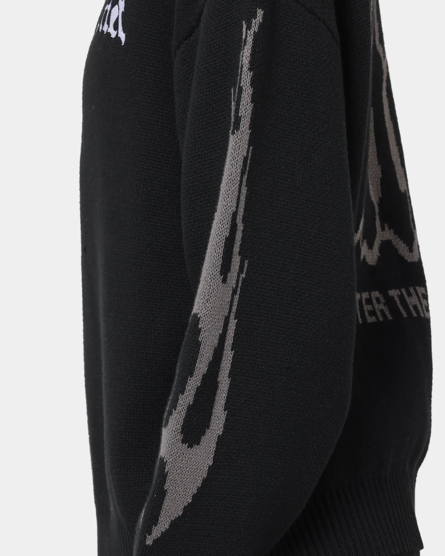 Loiter Void Knit Sweater Black