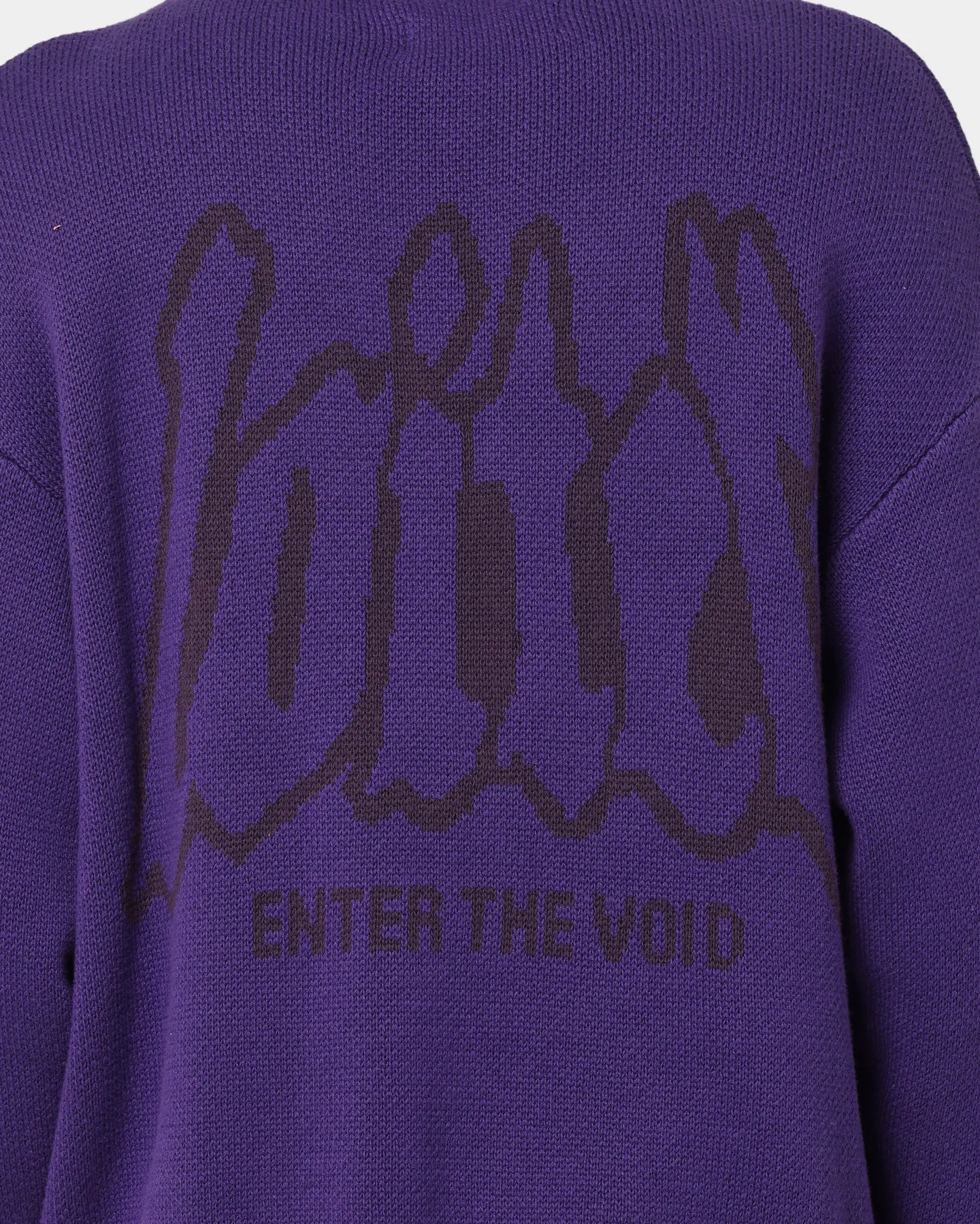 Loiter Void Knit Sweater Purple