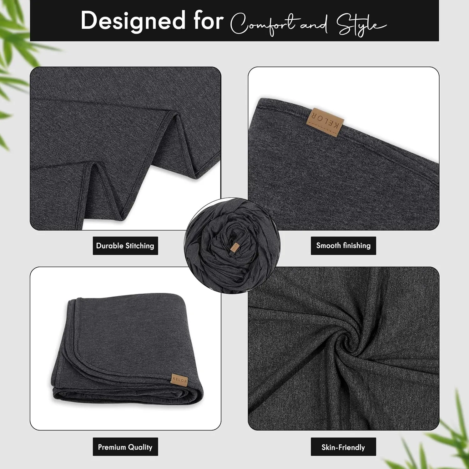 Luxury Cooling Travel Blanket - Stretchy, Lightweight Soft & Breathable Shawl Wraps for Women