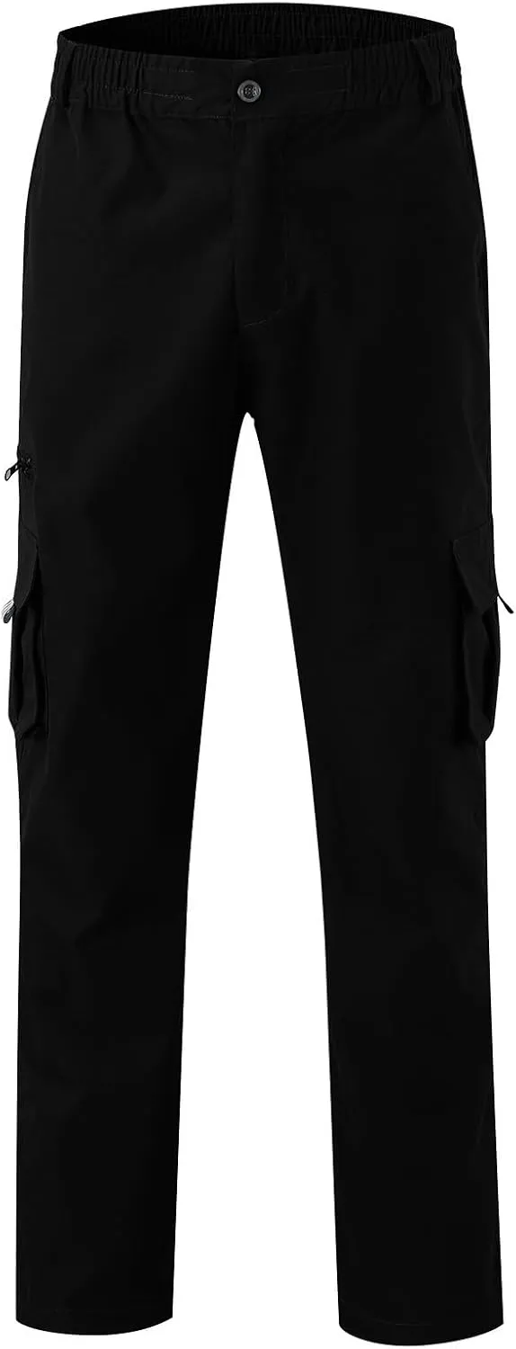 Men's Active Athletic Casual Tricot Color Pants Men's Overalls Drawstring Pants Men's Running Tactical Sweatpants