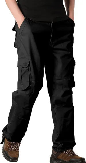 Mens Ankle Banded Pants Straight Leg Cargo Sweatpant Tactical Jogger Pant Man Young Mens Sweatpants Tech Pants