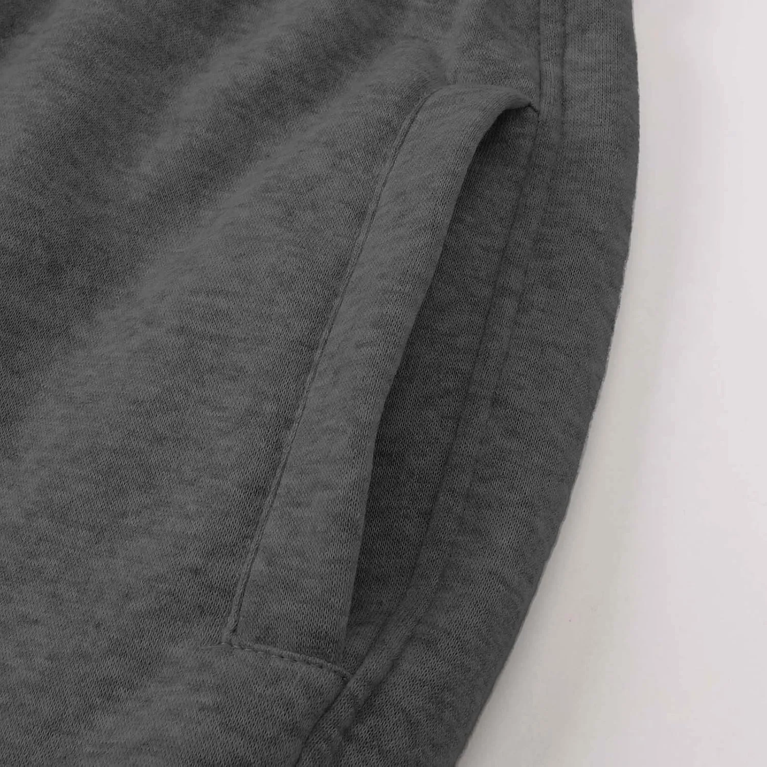 Men's Casual Pants Mens Athleisure and Fleece Bunched Feet Multi Pocket Cargo Pants Open Bottom Athletic Pants Black