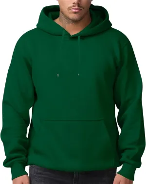 Mens Hoodies Pullover Drawstring Soft Fleece Hoodies Heavyweight Casual Classic Long Sleeve Shirt with Kangaroo Pockets