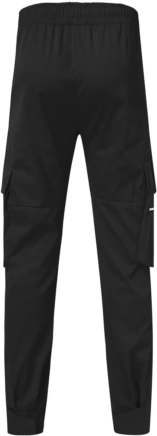 Mens Loose Cargo Pants Multi-Pocket Men's Trousers Tooling Solid Men's Pants Men's Cargo Jogger Sweatpants Cargo