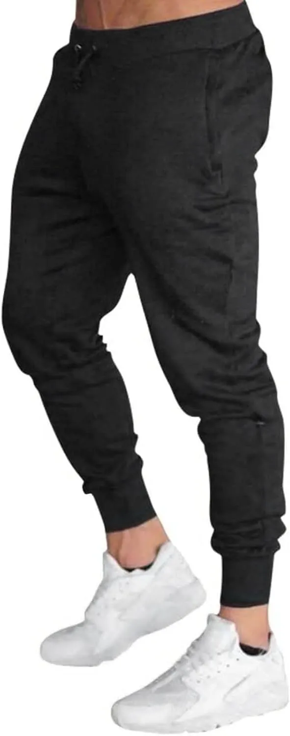 Men's Pants Men's Hiphop Pants Comfy Solid Color Lace-Up Track Cuff Workout Pants with Open Bottom Running