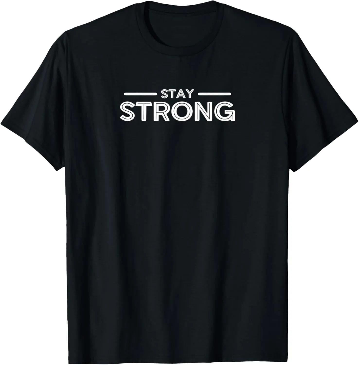 Mens STAY STRONG Gym Fitness Workout Bodybuilding Motivation G881 T-Shirt