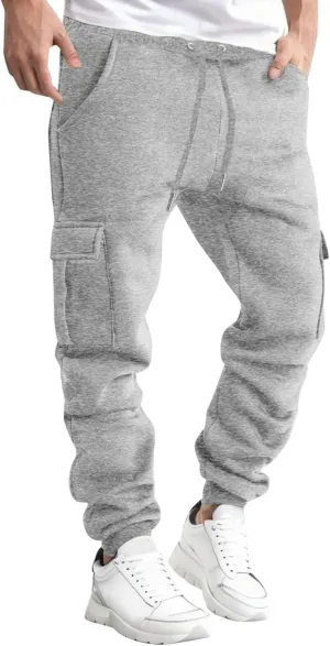 Mens Sweatpants Joggers Pants Man Men's Lightweight Sweatpants Open Bottom Loose Fit Sweat Pants for Men Straight Leg