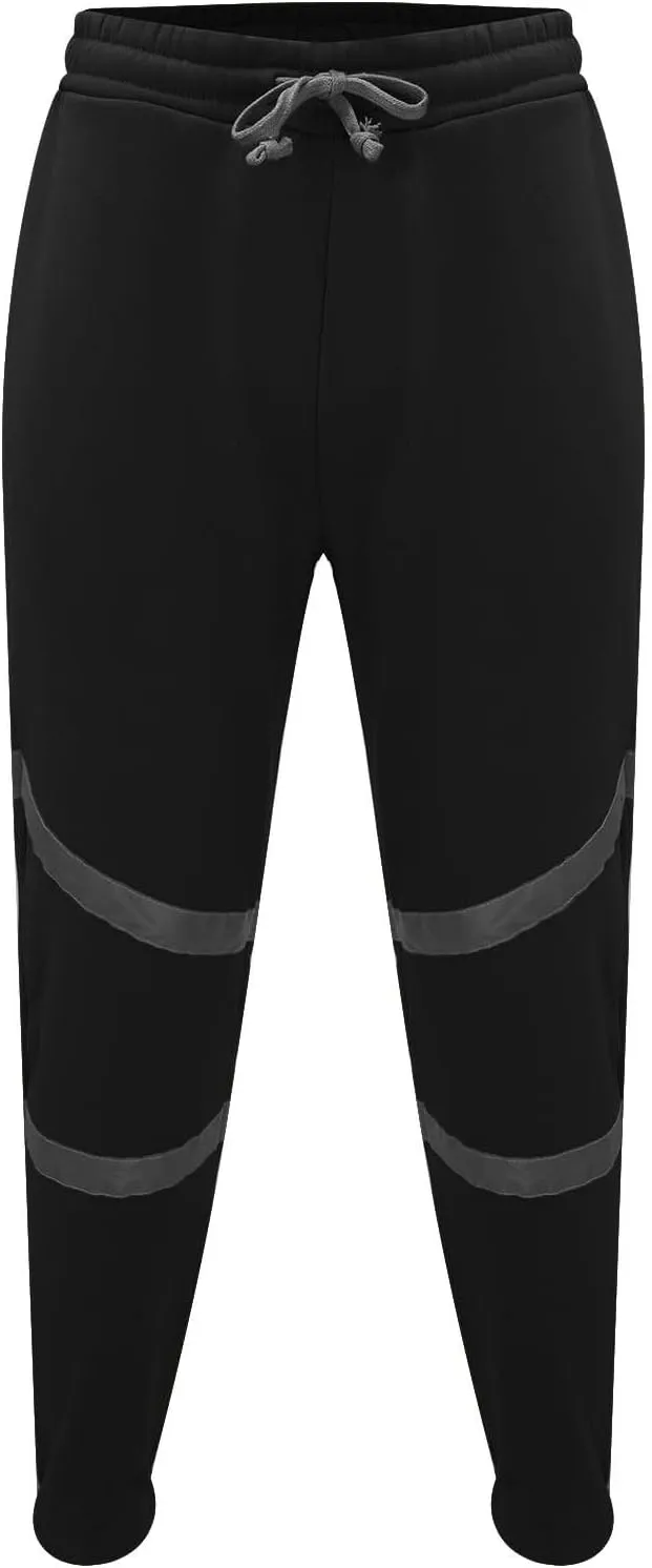 Mens Sweatpants with Pockets Big and Tall Baggy Stretch Drawstring Elastic Waist Athletic Jogger Sweat Pant with Pocket