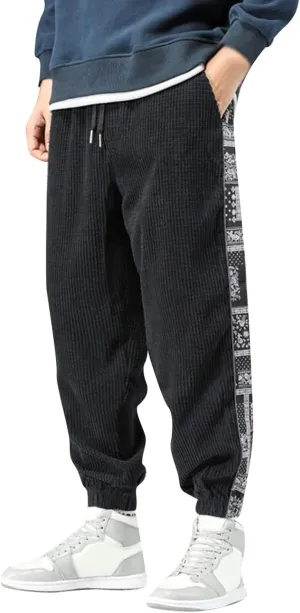 Mens Sweatpants with Pockets Big and Tall Pants Sweatpants for Men Pants Casual Rope Loosening Heavyweight Fit Cargo