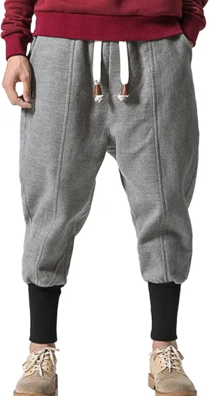 Mens Sweatpants with Pockets Big and Tall Tactical Wild Army Combat Ripstop Trousers with 6 Pockets Men's Hiking Cargo