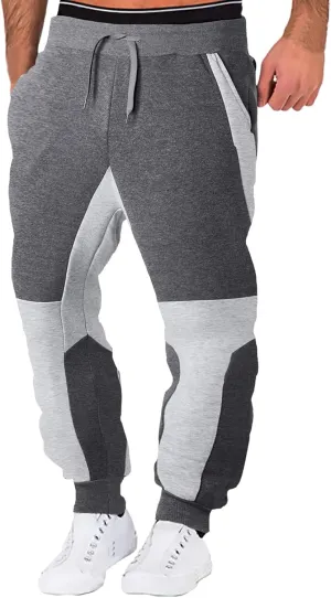 Mens Sweatpants with Pockets Men's Joggers Pants with Deep Zip Pockets Recycled Polyester Athletic Pants Loose-fit