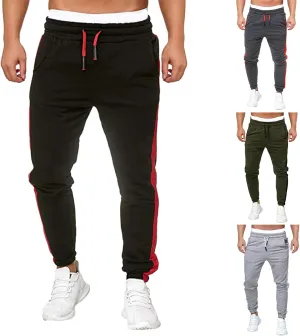 Mens Workout Cargo Sweatpants Hiking Cargo Pants Athletic Joggers Pants Outdoor Casual Trousers Mens Drawstring Pants