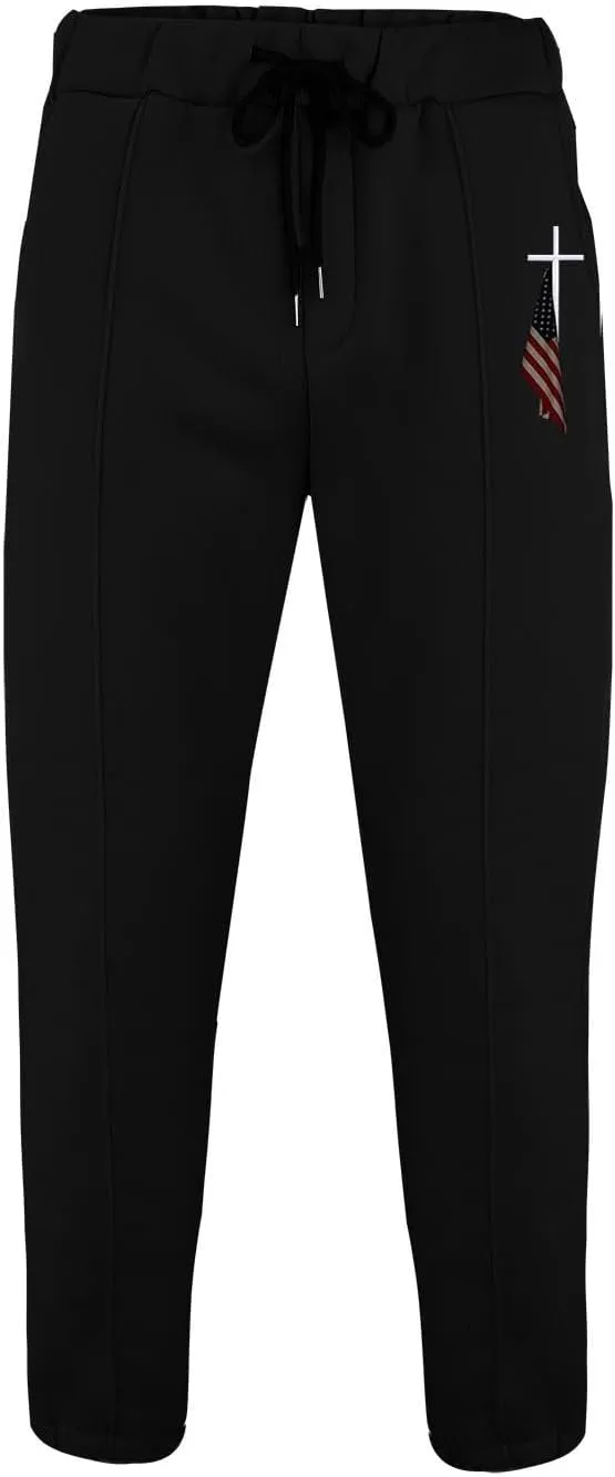 MIDOO Mens Sweatpants Open Bottom Casual Athletic Workout Gym Tapered Pants Basic Running Drawstring Workout Sweat Pants