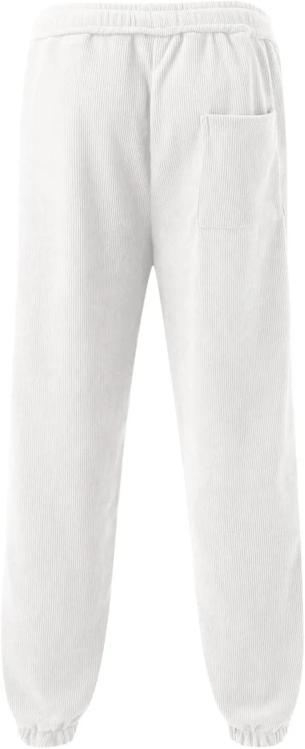 MIDOO Work Pants for Men Slim Fit Casual Athletic Tapered Sweatpants Jogger Loose Fit Active Workout Trousers
