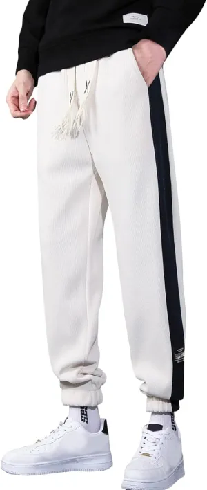 MIDOO Work Pants for Men Slim Fit Casual Athletic Tapered Sweatpants Jogger Loose Fit Active Workout Trousers