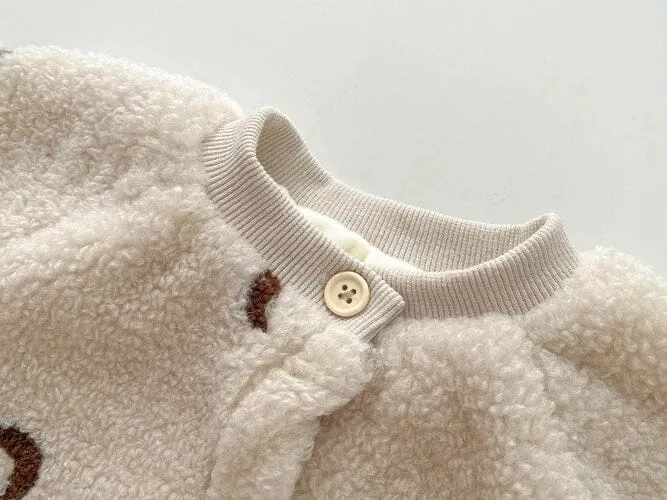 Moon Plush Baby Romper