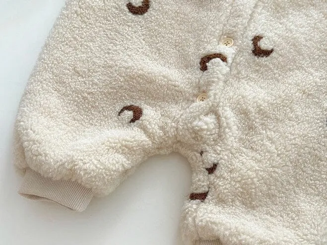 Moon Plush Baby Romper