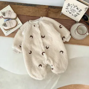 Moon Plush Baby Romper
