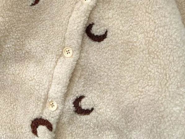 Moon Plush Baby Romper