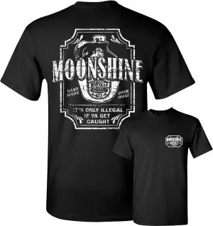 Moonshine Tennessee Whiskey T-Shirt America South Drinking Men's Novelty Shirt