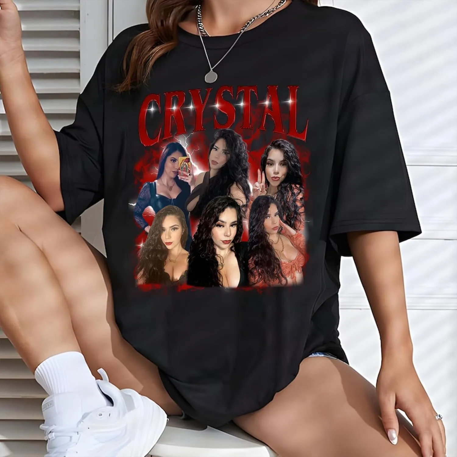 NAZENTI Custom Bootleg Rap Tee, Custom T-Shirts with Picture, Retro Custom Bootleg, Valentine's Gifts for Him Her