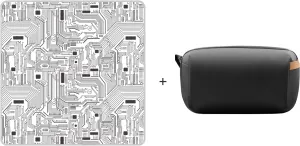 PGYTECH Protective Wrap Lens Camera Wrap Cloth   Tech Accessories Pouch Electronics Organizer Bag, black