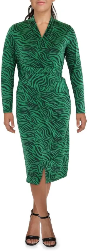 RACHEL Rachel Roy Womens Plus Long Wrap Dress