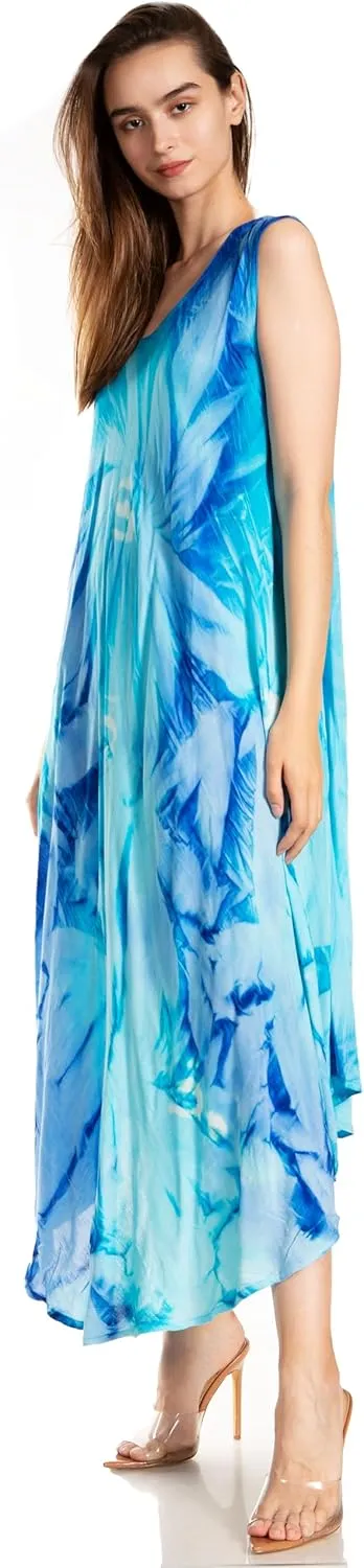 Sakkas Starlight Caftan Tank Dress/Cover Up