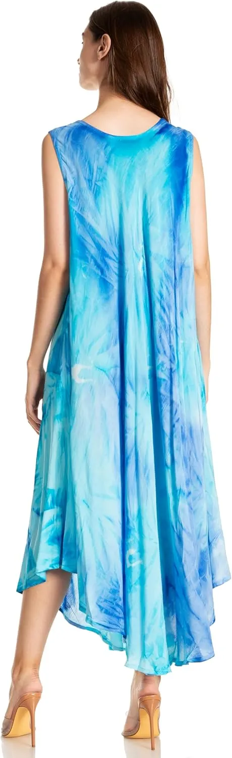 Sakkas Starlight Caftan Tank Dress/Cover Up