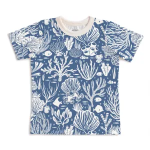 S/S Tee, Corals Blue
