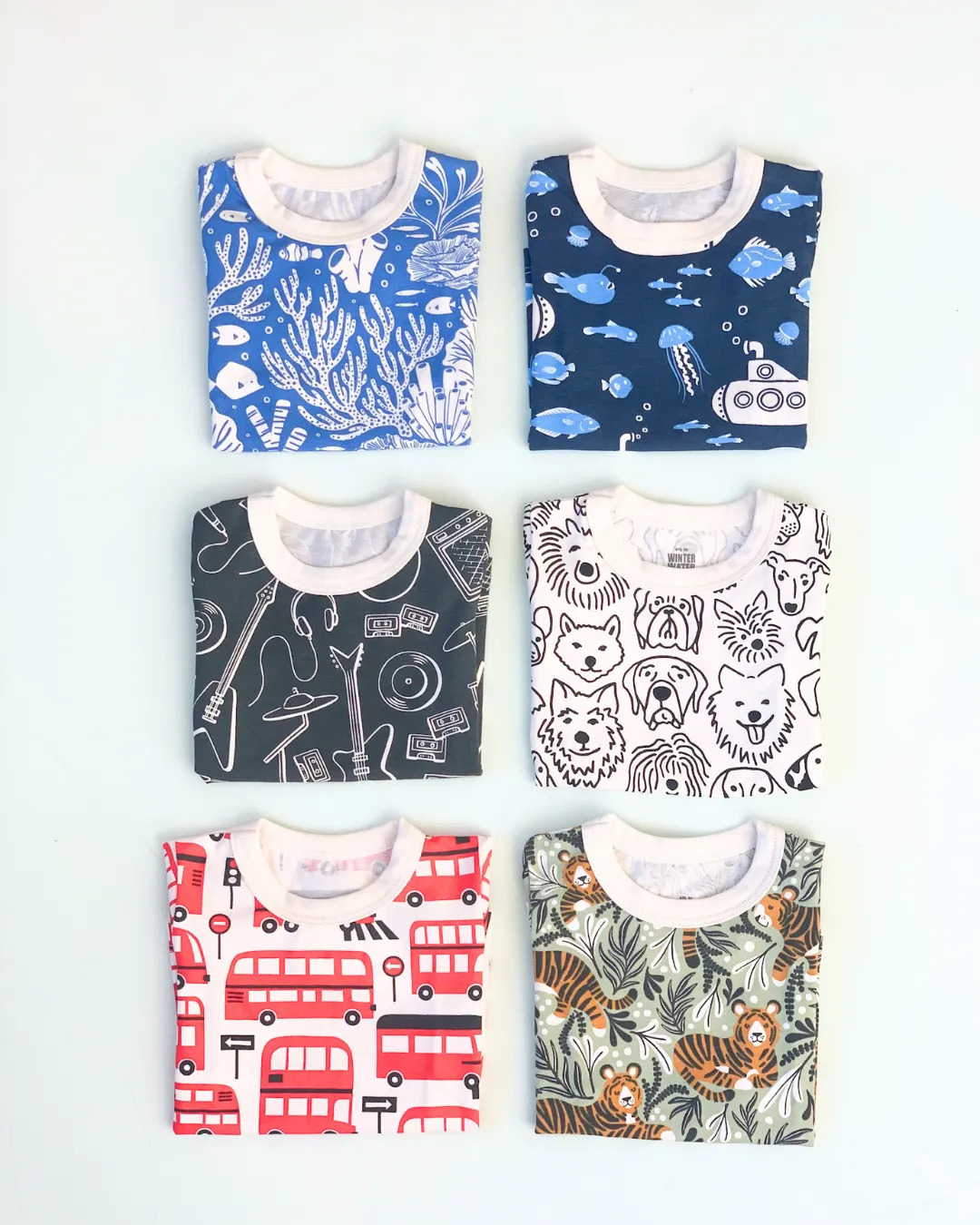 S/S Tee, Double-Decker Buses Red