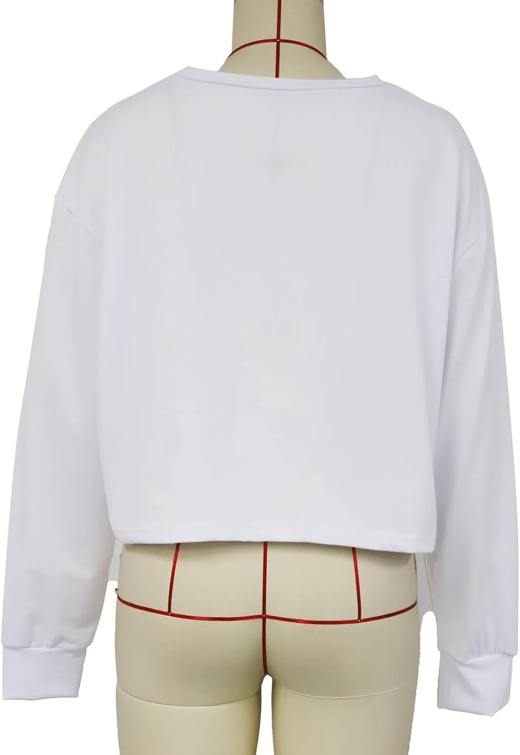 Sumtory Women Long Sleeve Crew Neck Sweat Shirts Loose Fit Letter Print Pullovers Crop Tee Tops
