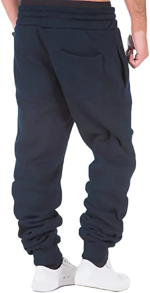 Sweatpant for Men with Pockets Jogger Sports Pants Drawstring Sports Trousers Mens Sweatpants with Pockets Drawstring