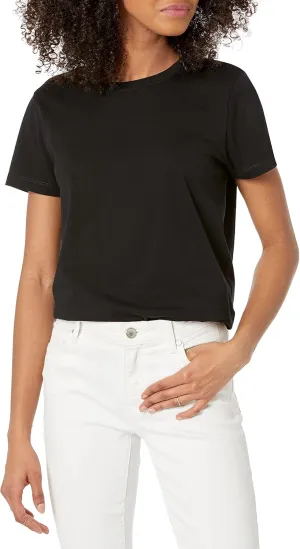 The Drop Women's Courtney Short-Sleeve Tiny Crewneck Jersey T-Shirt