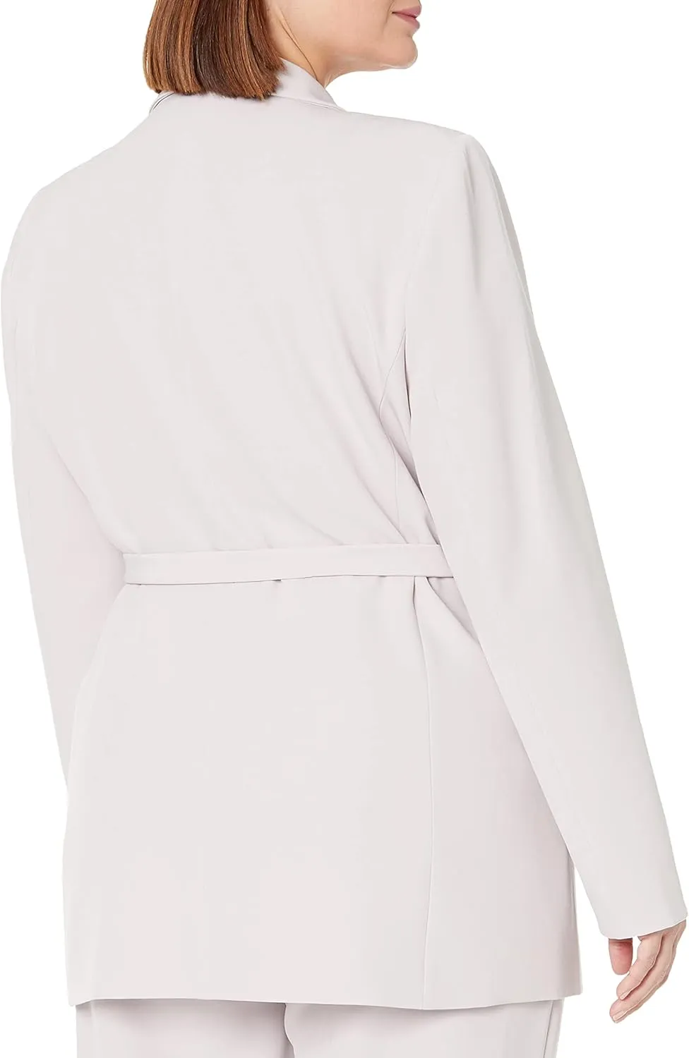 The Drop Women's Ren Wrap-Front-Belted Blazer