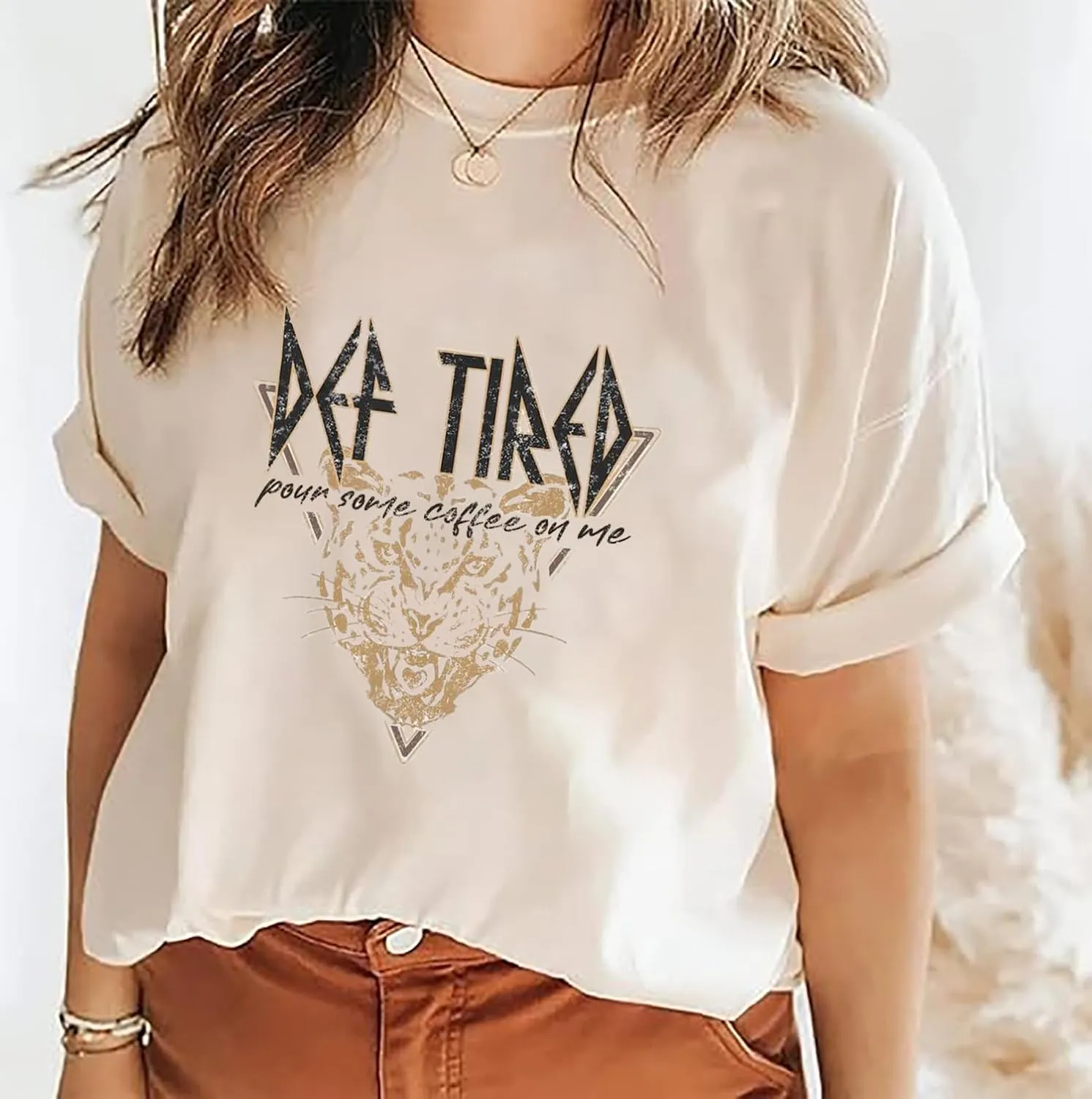 Tiger Shirt for Women Vintage Animal Graphic Tees Casual Short Sleeve Crewneck T-Shirt Summer Loose Fit Tops