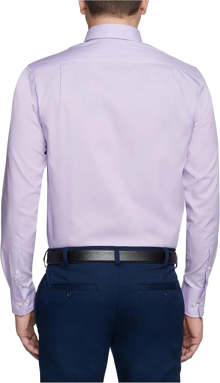 Tommy Hilfiger Men's Non Iron Solid Button Down Collar Shirt